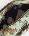 Wouf Makyaj Çantası Large Toiletry Bag Emerald Leopard_TL260002