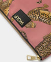 Wouf Clutch, El Çantası XLarge Pouch Bag Blush Leopard_PXL250017