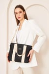 Pupba Omuz Çantası Yaga Tote Bag Siyah_PUPTOTESİYAH