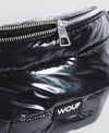 Wouf Bel Çantası Waist Bag Quilted Black Glossy_WWQ240038