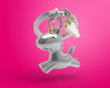Metalmorphose Anahtarlık 3D Uçan Unicorn_MTM119-01