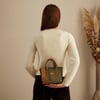 Maison Sacrée Extra Mini Omuz Çantası Miramar Winter Haki_MWHEMKC00