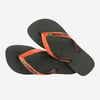Havaianas Parmak Arası Terlik Brasil Mix Mix Olive Green/Sunset Orange_4123206-7074