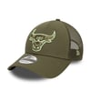 New Era Uniseks Şapka 940 9Forty Trucker Chicago Bulls Green_60503605