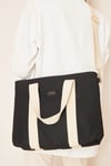 Pupba Omuz Çantası Yaga Large Tote Bag Siyah_PUPTOTELS