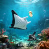 Metalmorphose Manta Vatozu Anahtarlık_MTM419-01
