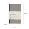 Miquelrius Notebook 1839 - Retro Gri Sert Kapak Çizgisiz Defter_MR8279