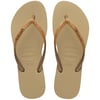 Havaianas Parmakarası Terlik Slim Glitter 2 Sand/Golden Light Metallic_4146975-9177