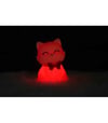 Dhink Silikon Gece Lambası Kedi Tosh Beyaz_DHINK434-01