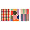 Kikkerland Set of 3 A5 Notebooks-3'lü Noktalı Defter Seti_INK22-A-F