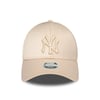 New Era Kadın Şapka New York Yankees Saten Bej_60434991-962