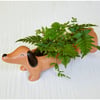 Daisy the Dachshund Planter Köpek Şekilli Saksı_PL17