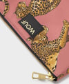 Wouf Clutch, El Çantası Pouch Blush Leopard_PP250017