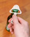 Kikkerland Mushroom Keychain Bottle Opener-Şişe Açacağı Anahtarlık Mantar_KR102