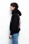 Catch Kapüşonlu Sweatshirt Too Weird Siyah_CATCHFW23-33