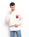 Catch Sweatshirt With Love Krem_CATCHFW23-10