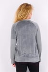 Champion Kadın Kadife Sweatshirt Round Neck Gri_110779-F18-EM515