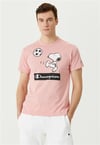 Champion Tshirt x Peanuts Açık Pembe_101760469_845