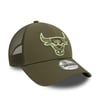 New Era Uniseks Şapka 940 9Forty Trucker Chicago Bulls Green_60503605