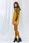 Knitss Jile Triko Elbise Saf Yün Sarı_1904015106