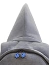 Morikukko Grey Basic Blue Çıkabilir Kapüşonlu Sırt Çantası_MK-GML