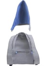 Morikukko Grey Basic Blue Kids Çıkabilir Kapüşonlu Sırt Çantası_MK-GMS