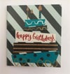 Pape Mini Teprik Kartı Happy Birthday Mavi_PK01-6726