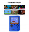 Retro 400 Nostalji Oyunlu Mini Atari Gameboy Oyun Konsolu Mavi_HDRTRO400MAVI