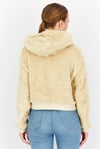 Topshop Kapüşonlu Sweatshirt Peluş Bej_04A27TSTN