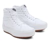 Vans Ayakkabı SK8-HI Stacked Canvas True White_VN0A4BTWL5R1