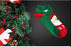 Yılbaşı Patik Çorap Noel Baba Yeşil_HDNOEL11