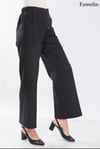 FAMELİN 1570 GENİŞ PAÇA LÜKS KREP PANTALON
