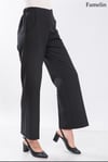 FAMELİN 1570 GENİŞ PAÇA LÜKS KREP PANTALON