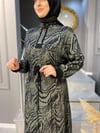 Famelin 70013 Yünlü Triko Kışlık Elbise