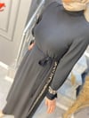 FAMELİN 7613-L Pilise ve Payet Detay Elbise