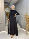 GARİZE 238 KOLYE DETAYLI SİMLİ BALIK ABİYE 