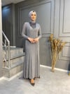 GARİZE 238 KOLYE DETAYLI SİMLİ BALIK ABİYE 