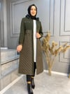 NEVON 0001 KAŞE DETAYLI KAPİTONE KABAN