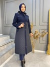 NEVON 0001 KAŞE DETAYLI KAPİTONE KABAN