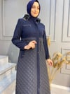 NEVON 0001 KAŞE DETAYLI KAPİTONE KABAN