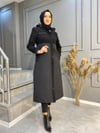 NEVON 0001 KAŞE DETAYLI KAPİTONE KABAN