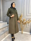 NEVON 0001 KAŞE DETAYLI KAPİTONE KABAN