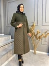NEVON 0001 KAŞE DETAYLI KAPİTONE KABAN