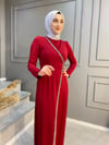 NEVON 1022 Taş Detaylı Abiye Elbise 