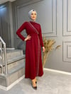 Nevon 1058 Taş Ve İnci İşleme Detaylı Elbise
