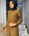 NEVON 12Y3074 ÖZEL KOLEKSİYON DERİ VE DÜĞME DETAYLI TRİKO ELBİAE MODELİMİZ