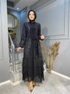NEVON 133 TAMAMEN SİM BASKI TASARIM KAT KAT ABAYA TAKIM