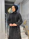 NEVON 133 TAMAMEN SİM BASKI TASARIM KAT KAT ABAYA TAKIM