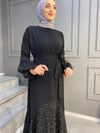 NEVON 2044 DANTEL VALON ELBİSE