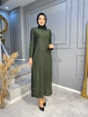 NEVON 21Y3074 ÖZEL KOLEKSİYON DERİ VE DÜĞME DETAYLI TRİKO ELBİAE MODELİMİZ